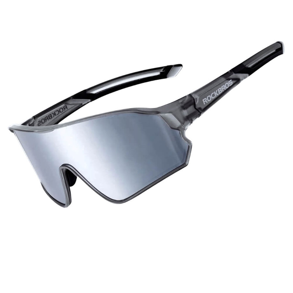 gafas polarizadas rockbros modelo 10136 lente espejado plateado