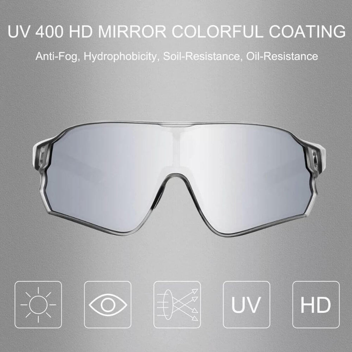 gafas polarizadas rockbros modelo 10136 vista frontal proteccion UV400