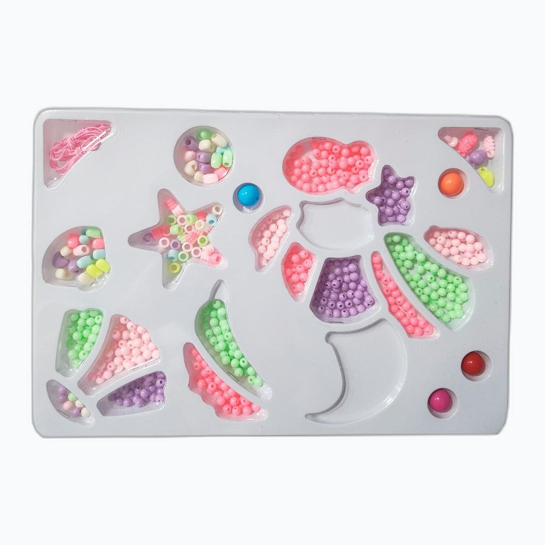 Set Para Hacer Pulseras y Collares - Kit de Cuentas para Niñas - foto 4 de 4
