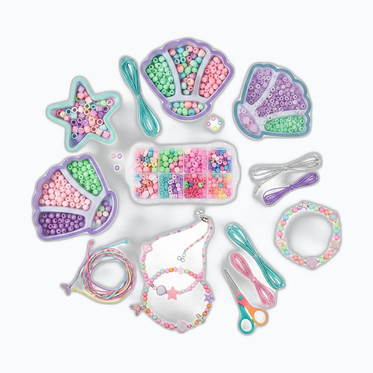 Kit para Hacer Pulseras y Collares con Cuentas para Niñas - foto 2 de 4