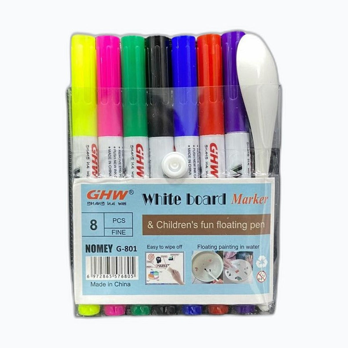 Set de Marcadores Flotantes G801 - Dibujos que Flotan en el Agua (8 Colores) - foto 1 de 1