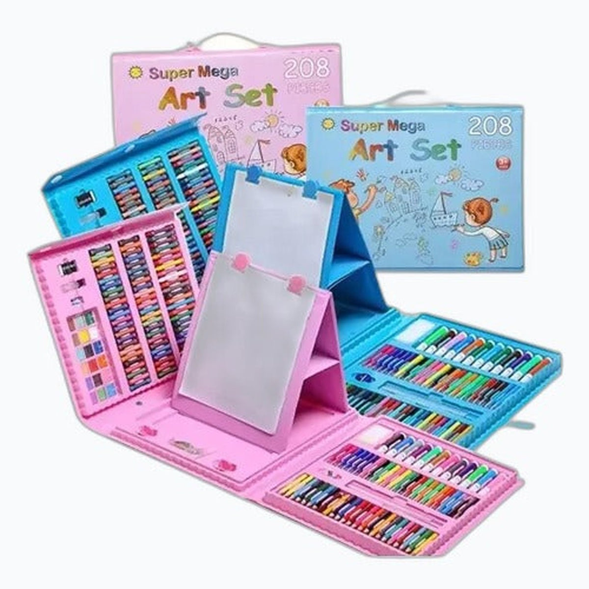 Set de Arte Escolar Didáctico 208 Piezas - foto 2 de 4