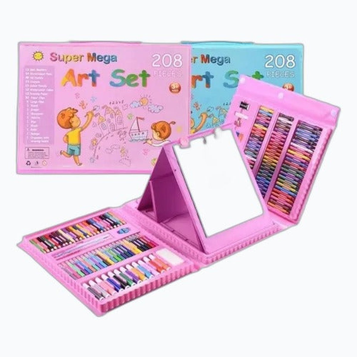 Set de Arte Escolar Didáctico 208 Piezas - foto 3 de 4