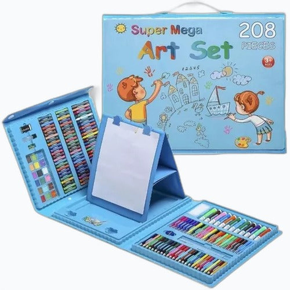 Set de Arte Escolar Didáctico 208 Piezas - foto 1 de 4