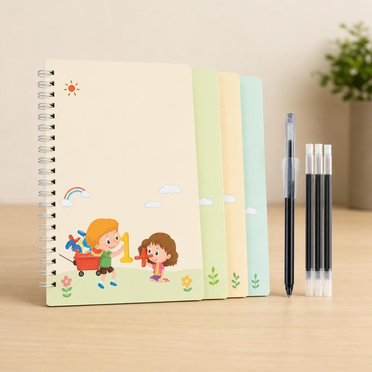 Set de 4 Cuadernos Mágicos Montessori - Escritura y Lectura - foto 4 de 4