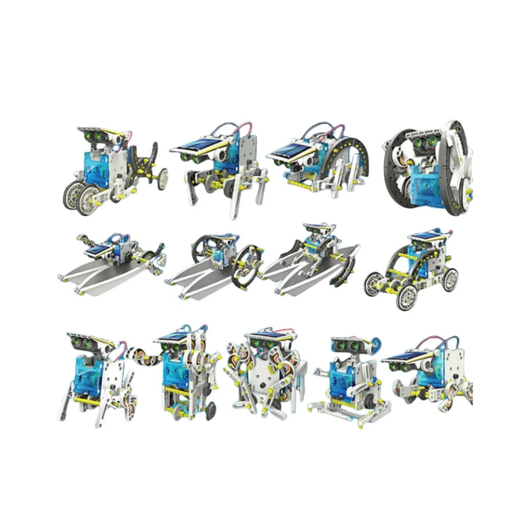 Robot Solar 13 en 1 - los 13 robots que se pueden armar